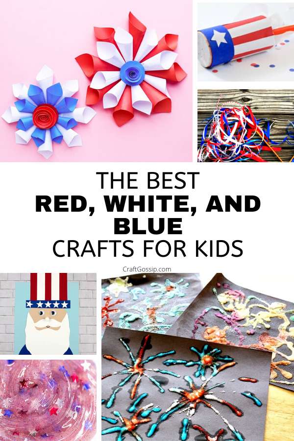 4th of July Red, White And Blue Crafts For Kids – Craft Gossip
