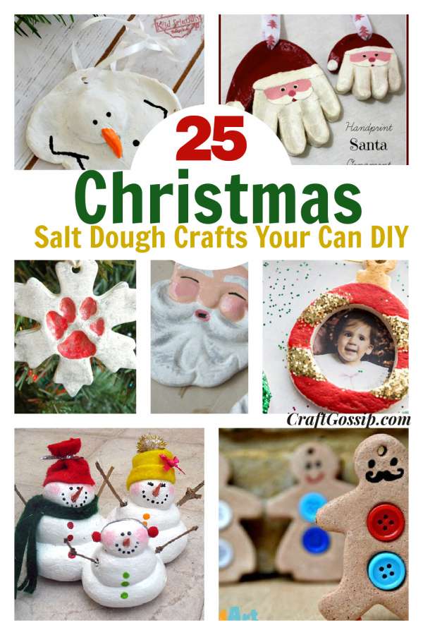 25 Christmas Crafts You Can Make Using Home Made Salt Dough – Craft Gossip